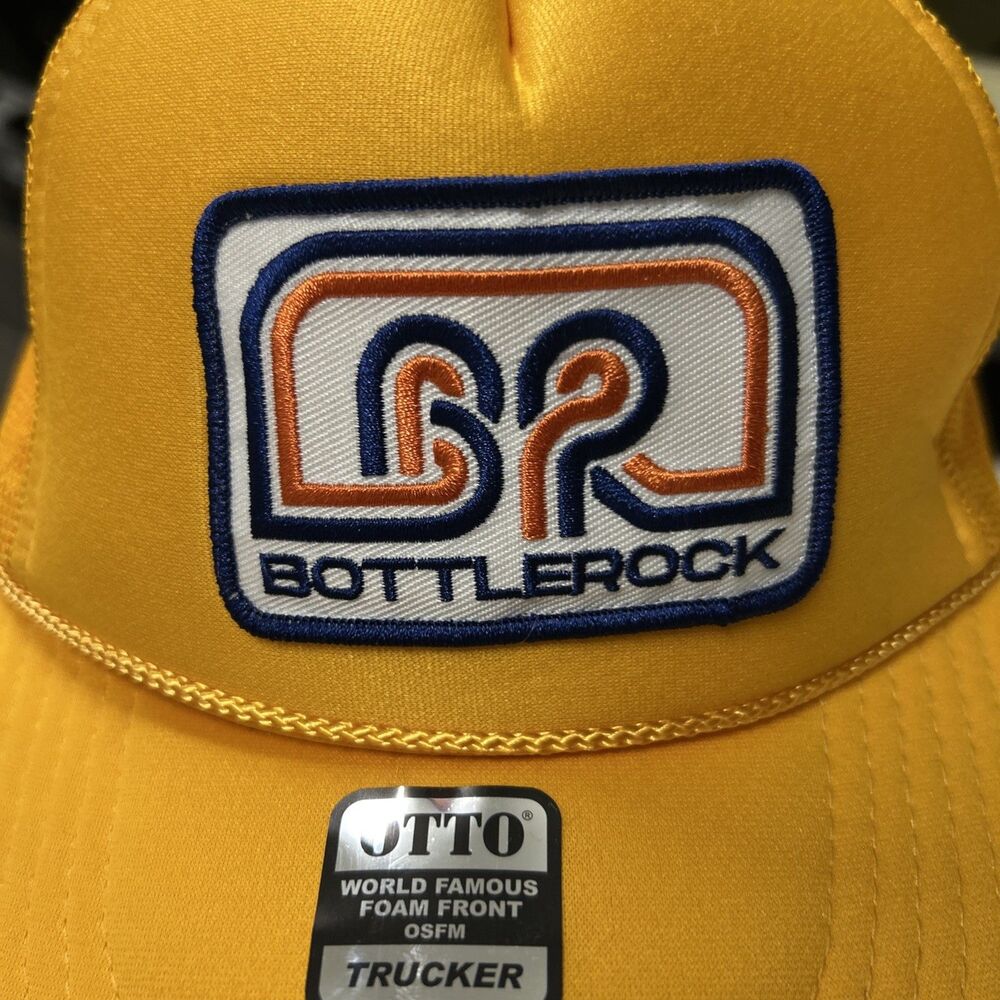 Bottlerock Music Festival Napa Valley Bottle Rock Gold Corded Snapback Hat View 2
